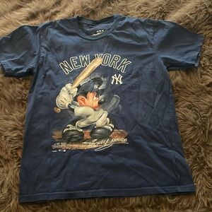Kids Disney NY baseball shirt